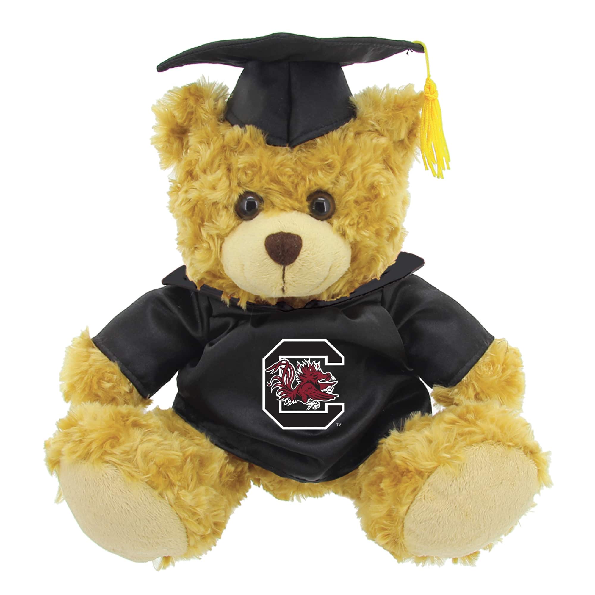 Jardine - Garnet/Brown South Carolina Gamecocks 12'' Graduation Plush Bear - Maroon