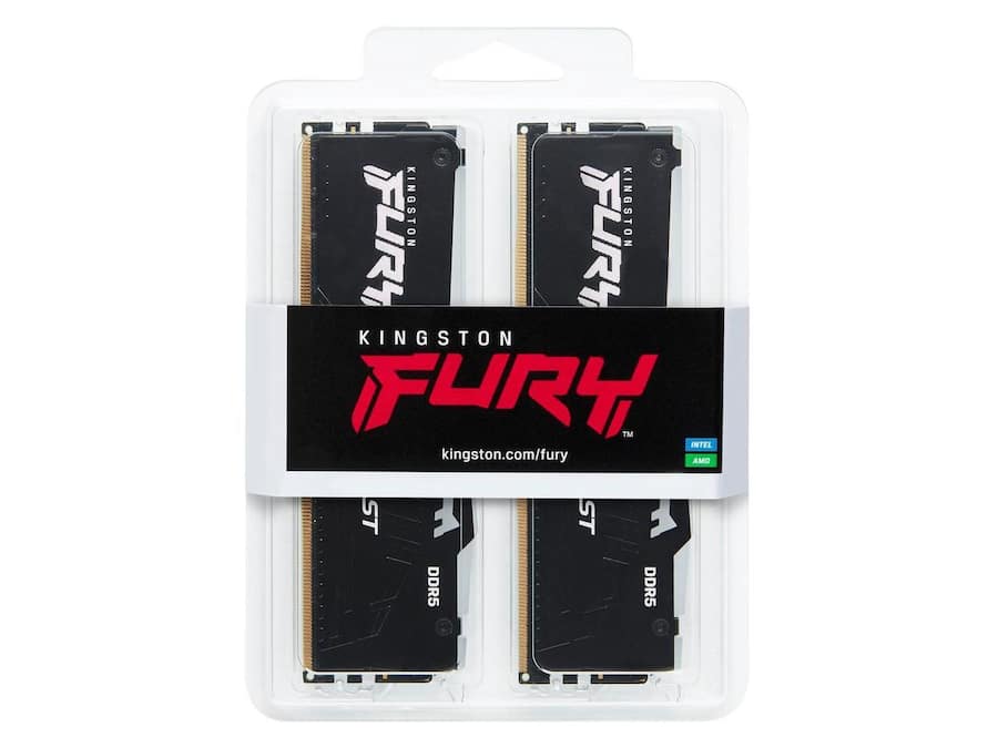 Kingston FURY Beast 64GB DDR5 6000MHz (2 x 32GB) PC RAM Black Kingston FURY Beast 64GB DDR5 6000MHz (2 x 32GB) PC RAM Black