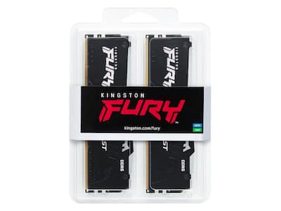 Kingston FURY Beast 64GB DDR5 6000MHz (2 x 32GB) PC RAM Black Kingston FURY Beast 64GB DDR5 6000MHz (2 x 32GB) PC RAM Black