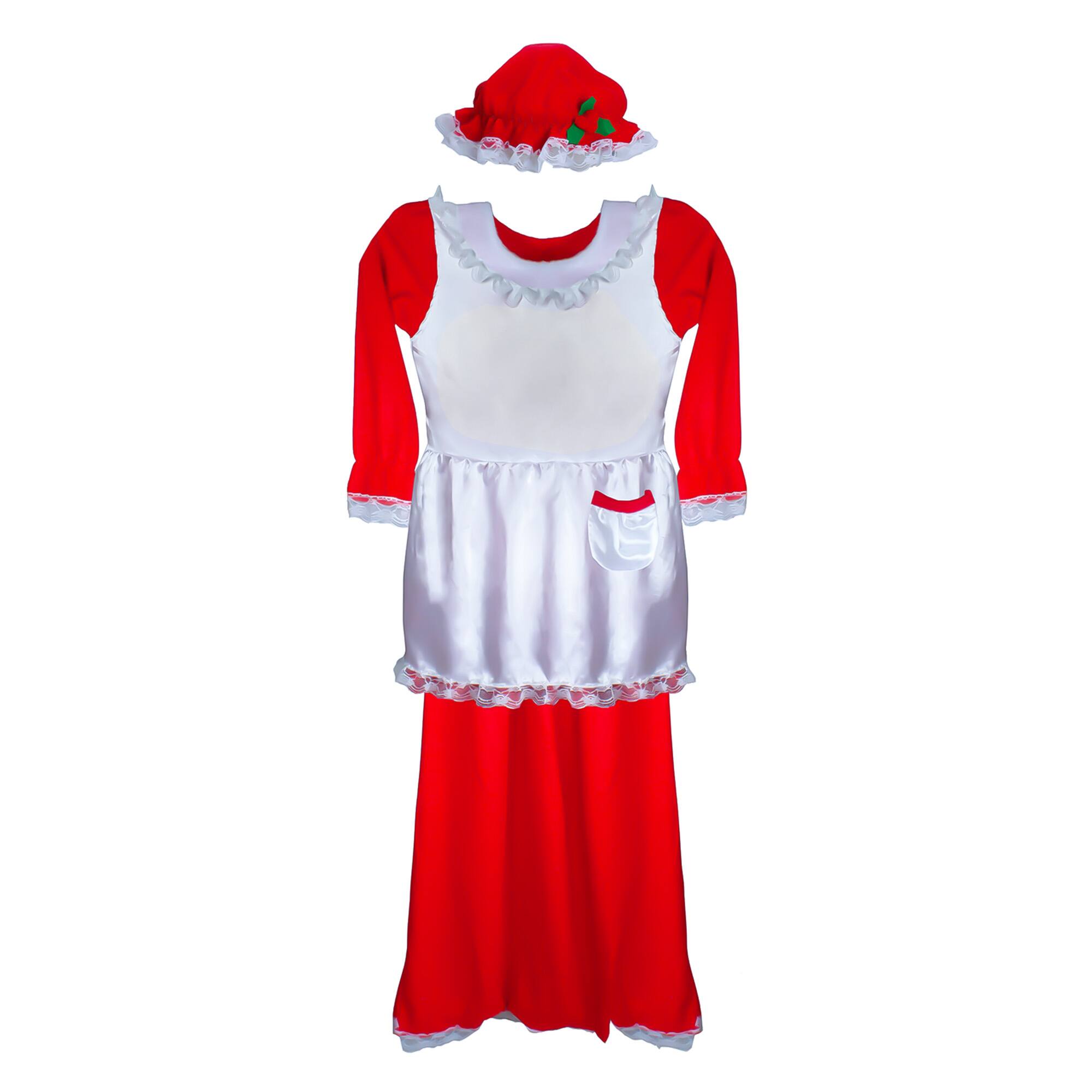 Alt View 3. Northlight - Women's Mrs. Claus Costume Set - Size Large - Red.