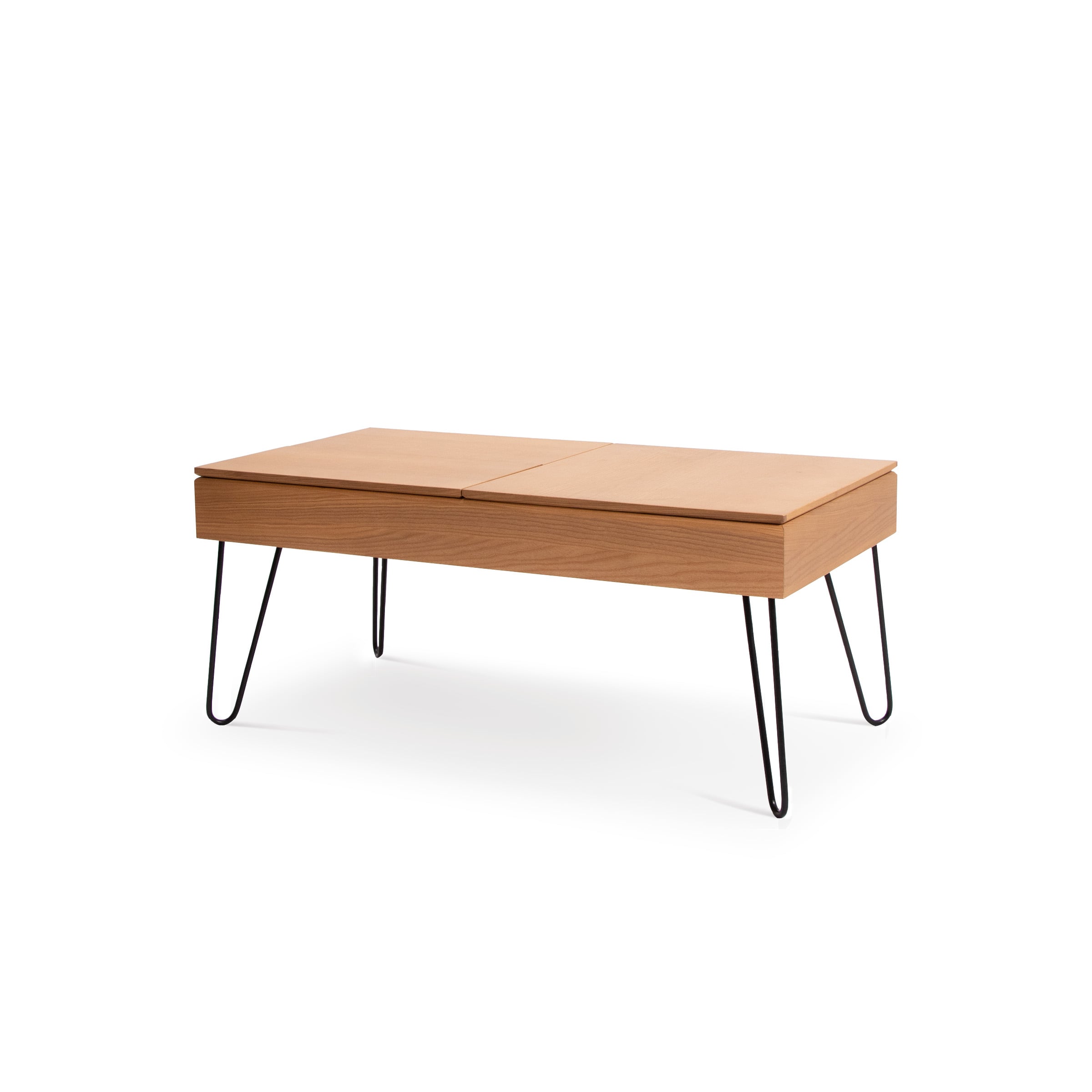 Front. Burrow - Carta Hardwood Coffee Table - Oak.