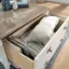 Left. Sauder - Cottage Road Drawer Coffee Table - White/Tan.