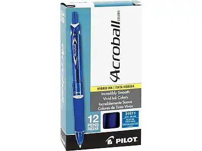 Pilot Acroball Colors Advanced Ink Retractable Ballpoint Pens, Medium ...