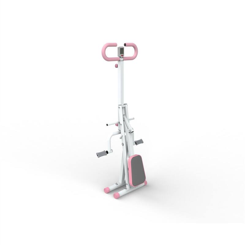 Alt View 5. HTUTWOO - Squat Machine for Home - Foldable Glutes Assist Trainer with Resistance Bands, Booty Butt Thighs Workout, Ab Back Leg - Pink.