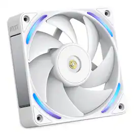 NZXT - F120X Performance Fan - 120mm PWM RGB Computer Case Fan with LCP Frame & Blades - White