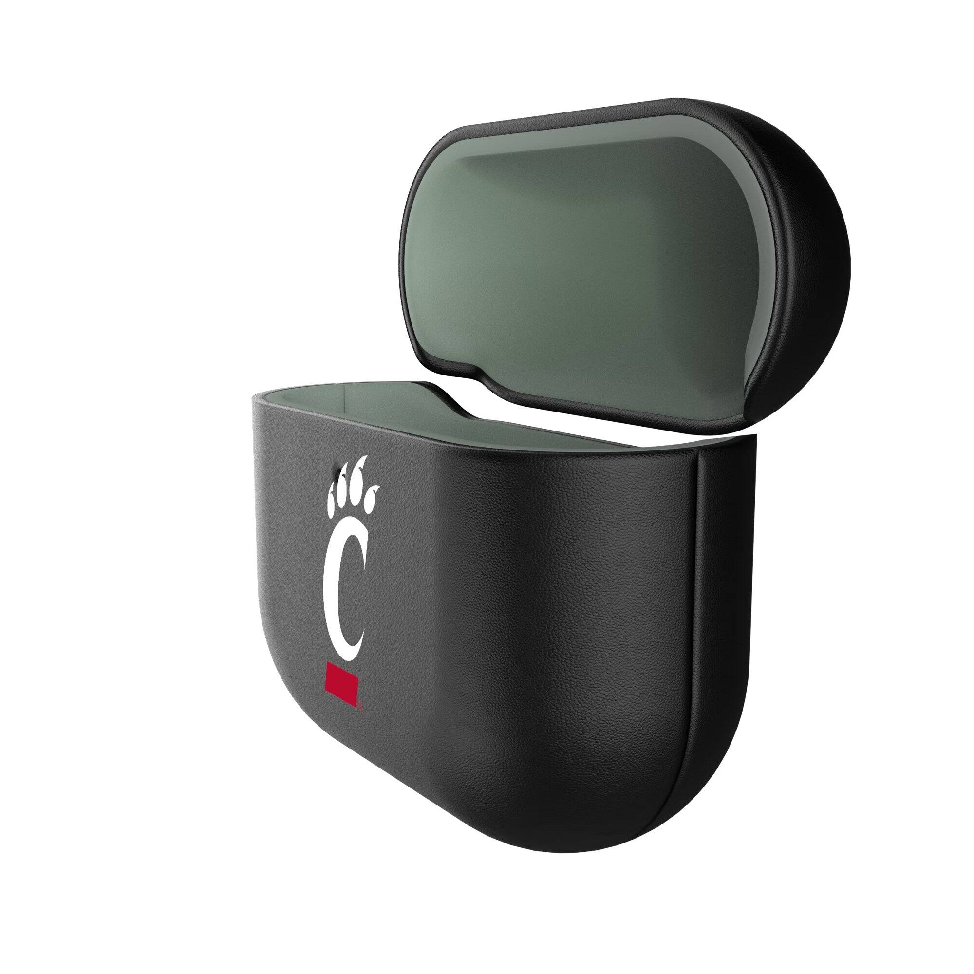 Alt View 1. Keyscaper - Cincinnati Bearcats Cincinnati Bearcats Insignia AirPods 4th Generation Case Cover - No Size - Black.