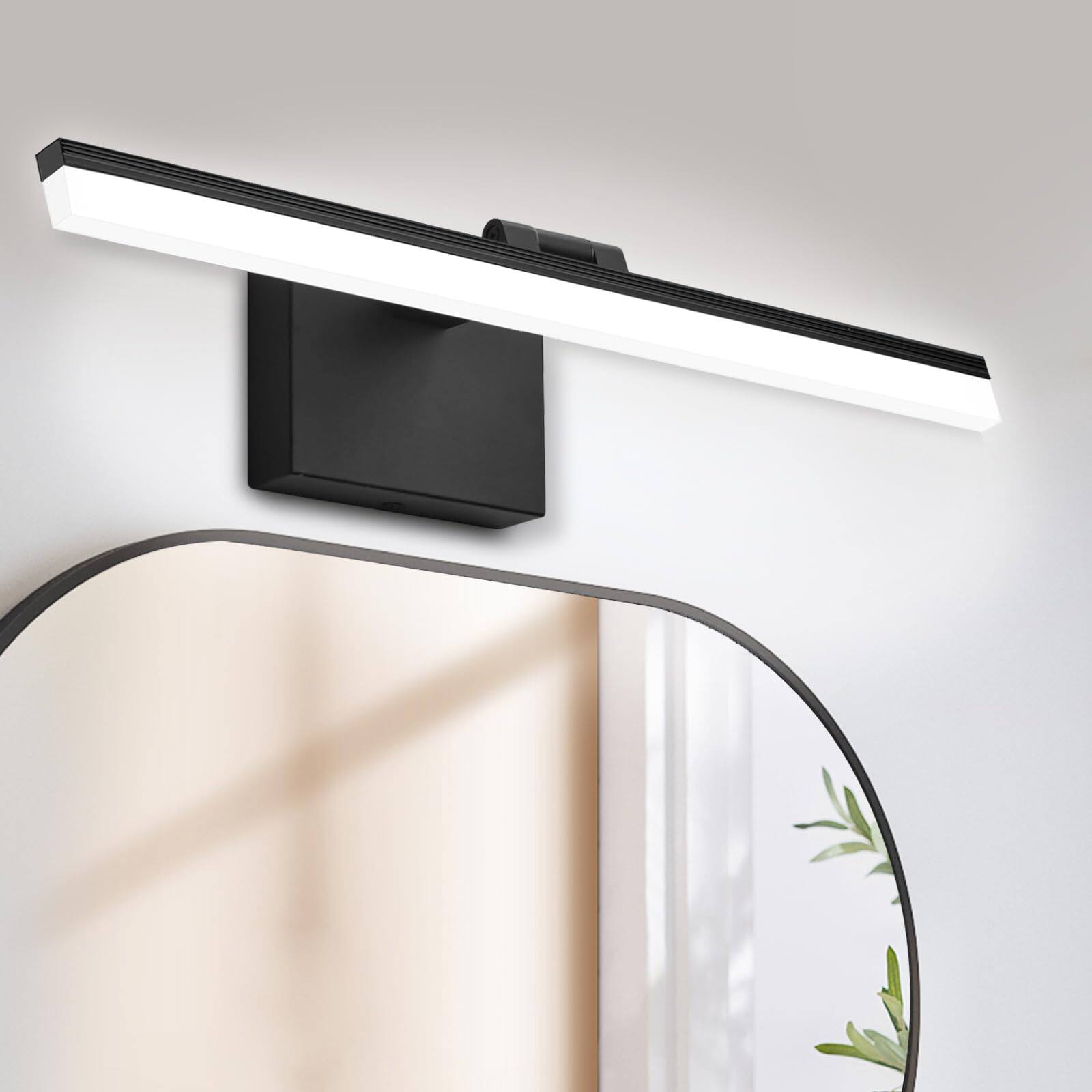 Front. Comfort Essence - Inch Modern Led Bathroom Vanity Light Bar w Ip Mirror Lighting Fixture Over Rotatable k Morden Picture Ligh - 15.7 Inch.
