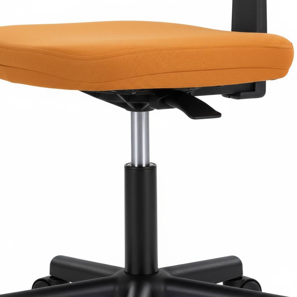 Left. AOITUN - Ergonomic Orange Office Computer Desk Chair - Height Adjustable, Breathable Mesh, Ideal for Kids and Teens - Orange.