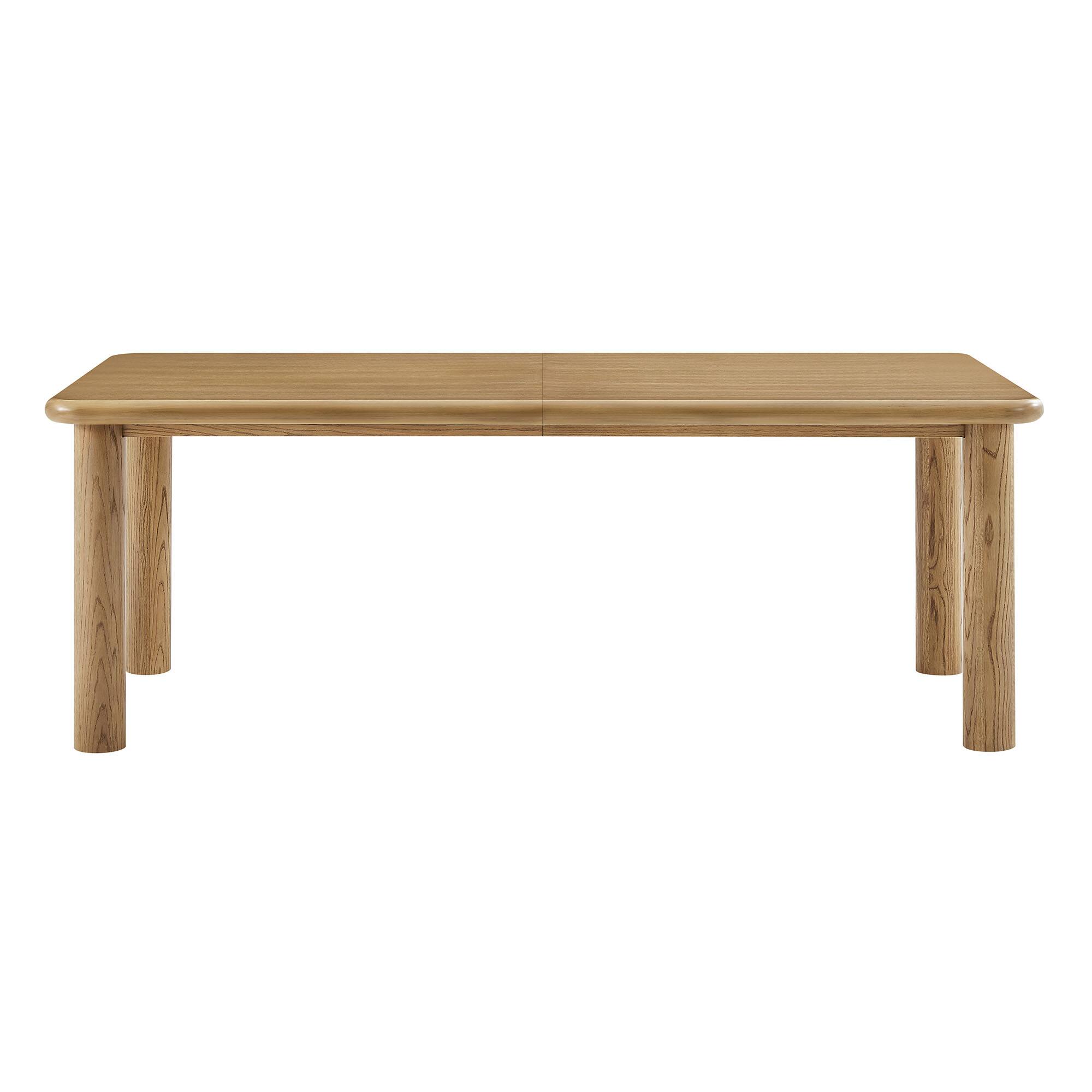 Alt View 1. Modway - Alvia 86"–105" Extendable Rectangular Wood Dining Table by Modway - Weathered Oak.