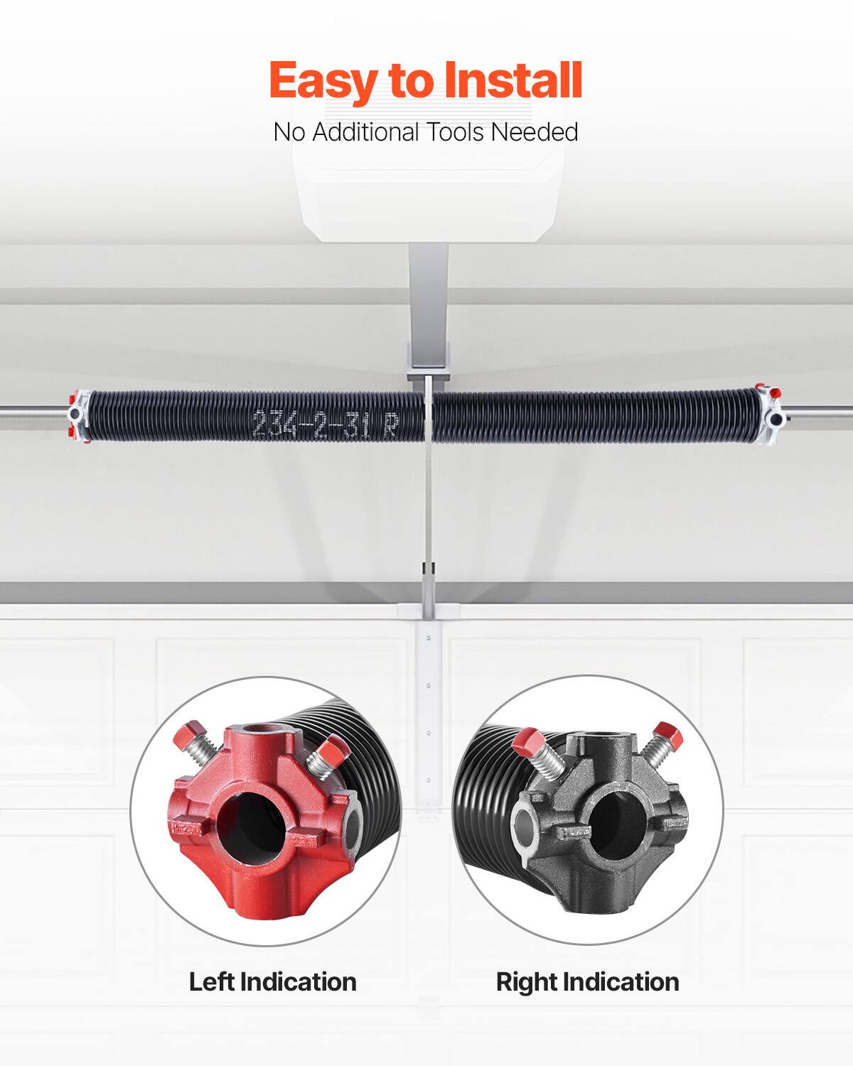 Easy to Install  
No Additional Tools Needed  

234-2-31 R  

Left Indication  
Right Indication