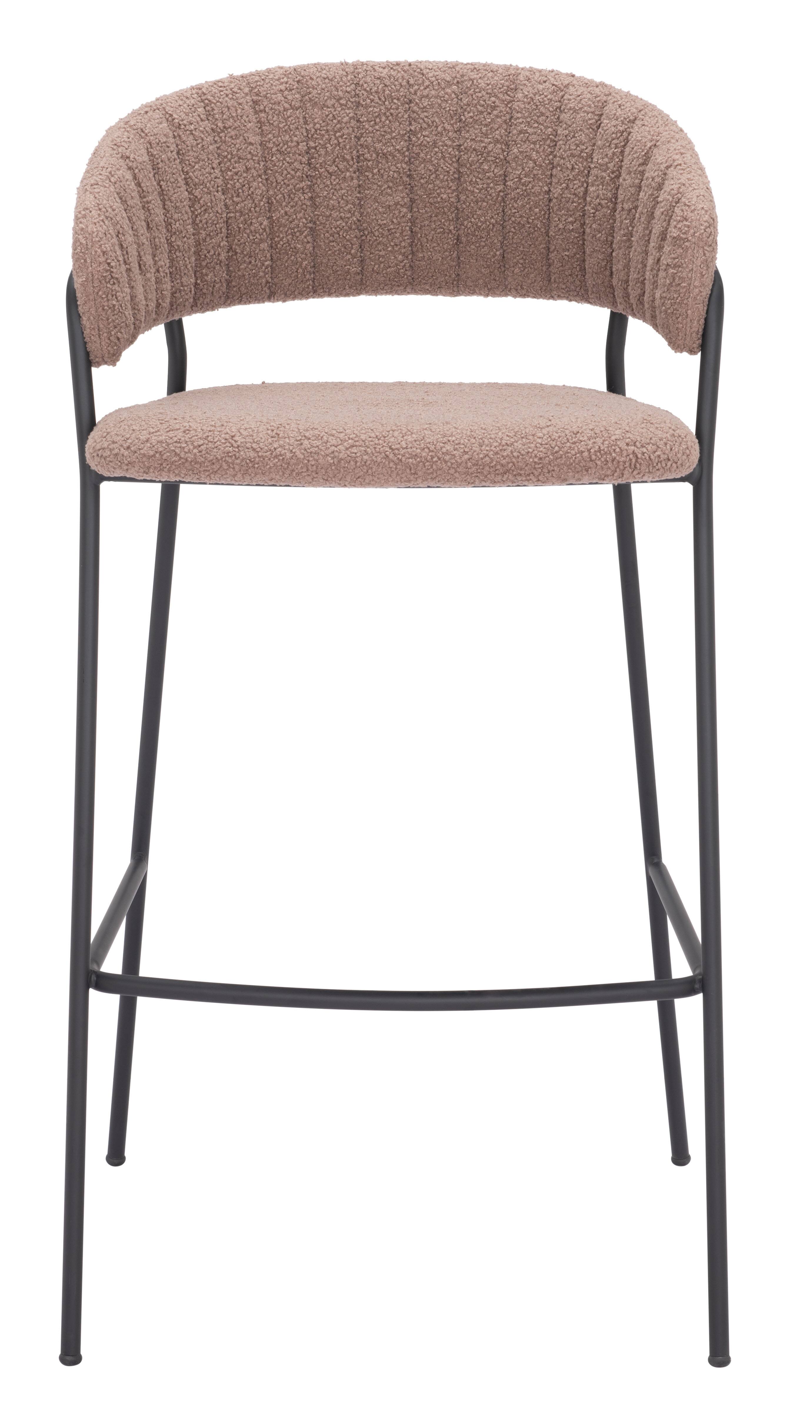 Alt View 1. Hivvago - Josephine Barstool (Set of 2) Brown - Brown.