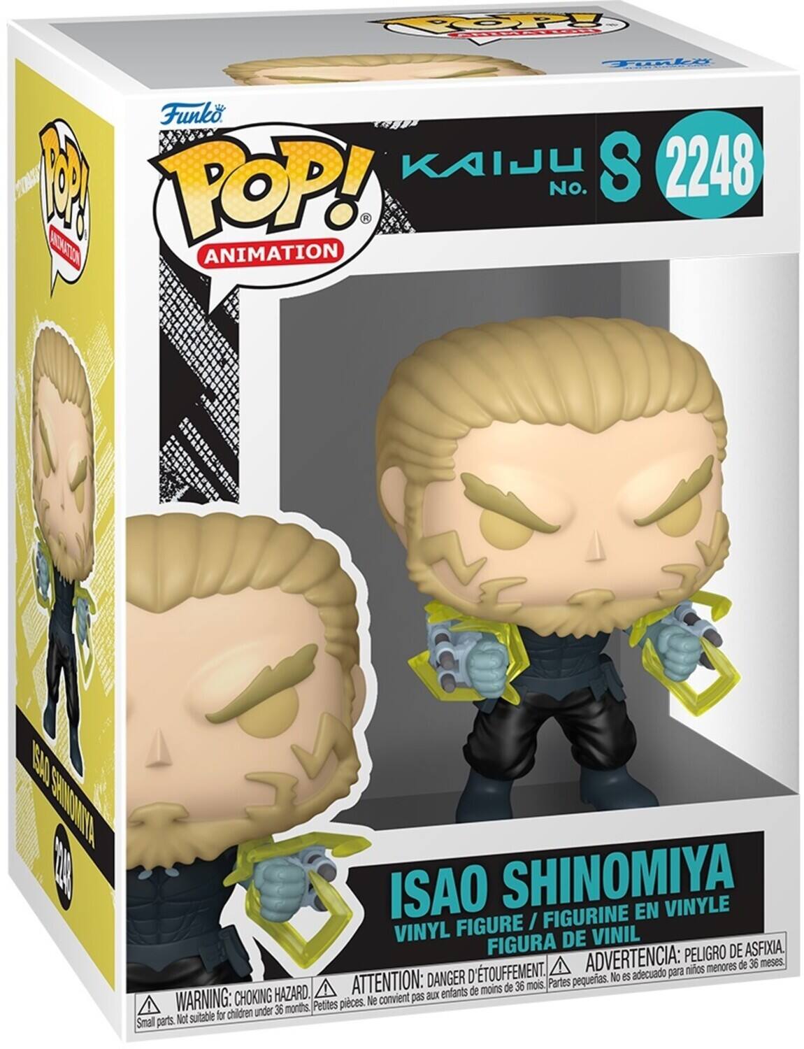POOP Fdd Tonle Funko KAIJU S 2248 A  POP! H No. DITO ANIMATION A0 SEINOMTTA  ISAO SHINOMIYA FIGURINE EN VINYLE FIGURE I VINYL DE VINIL FIGURA PELIGRO DE ASFIXIA. TOUFFEMENT. ADVERTENCIA: para nios menores de 36 meses. DANGER D pequeas. No es n HAZARD. ATTENTION: aux enfants de moins de 36 mois, Partes WARNING: CHOKING Petites pices. Ne convient pas children under 36 months, Not suitable for Smal parts.