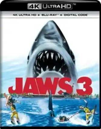 Front. Jaws 3 - 4K Blu-Ray.