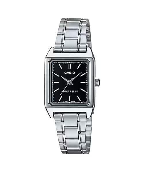 Casio - Women’s Watch with Black Dial - LTP-V007D-1EUDF - Silver