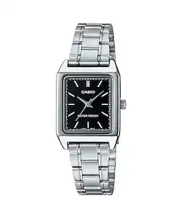Casio - Women’s Watch with Black Dial - LTP-V007D-1EUDF - Silver