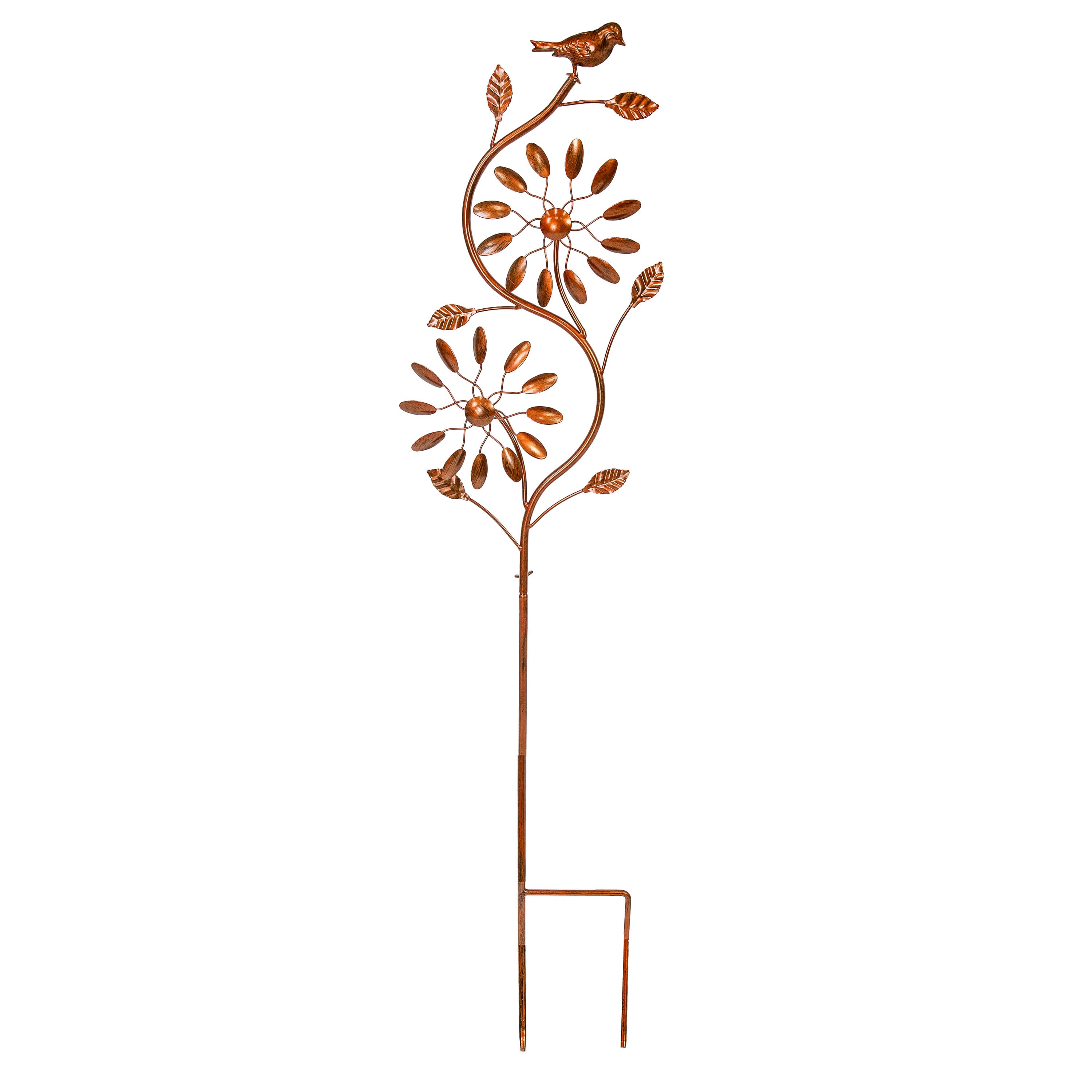 "Sunnydaze - Twirling Twigs Powder-Coated Iron Wind Spinner - 48"" H - Copper" price history on PriceWatchPro