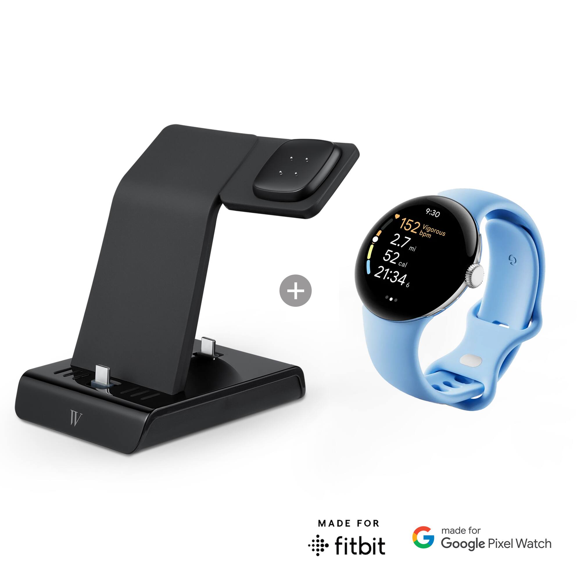 + 9:30 152 bpm Vigorous 2.7 mi 52 cal 21:34

MADE FOR fitbit

made for Google Pixel Watch