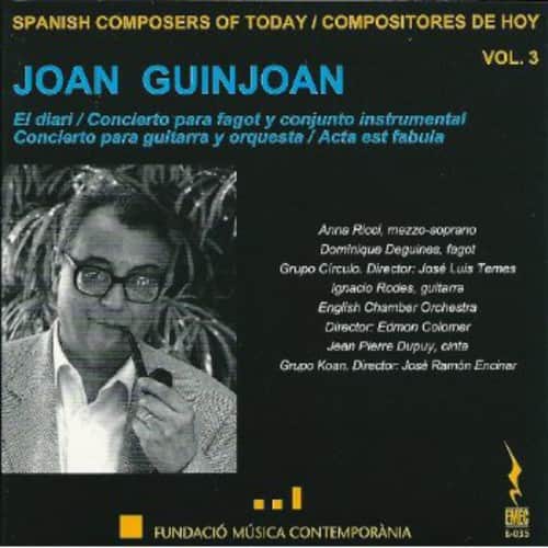 Guinjoan / Ricci / English Chamber Orch / Encinar - Spanish Composers of Today 3   - COMPACT DISCS [CD] price history on PriceWatchPro