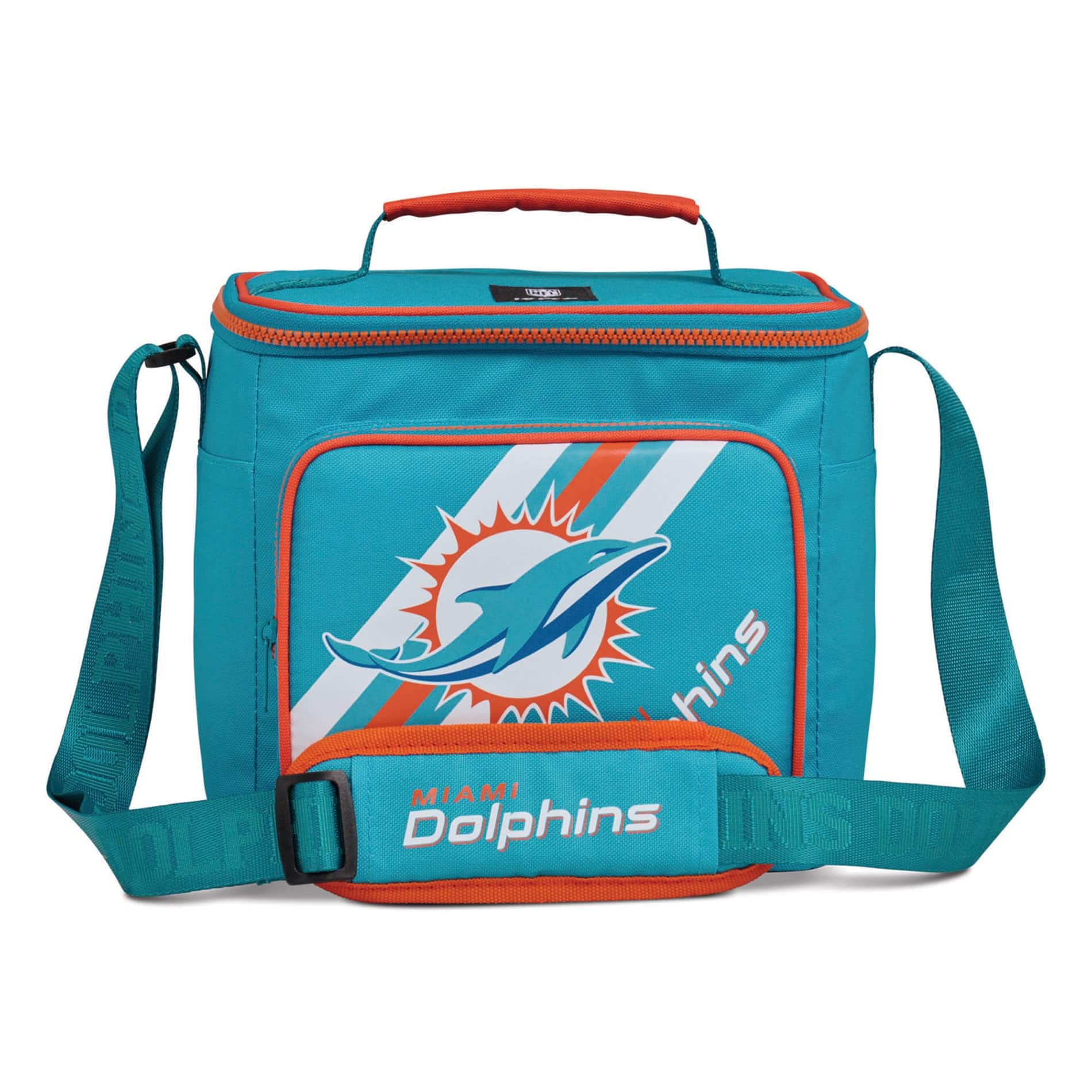 Igloo - Miami Dolphins Square Lined 4-Pack Cooler - Teal