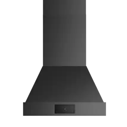 Front. Induction Hardware - 30 Inch Range Hood, Professional Wall Mount Vent Hood, 1000 CFM, efficient DC-Motor, Ultra-Quiet Multi-Speed, LED Lights - Black.
