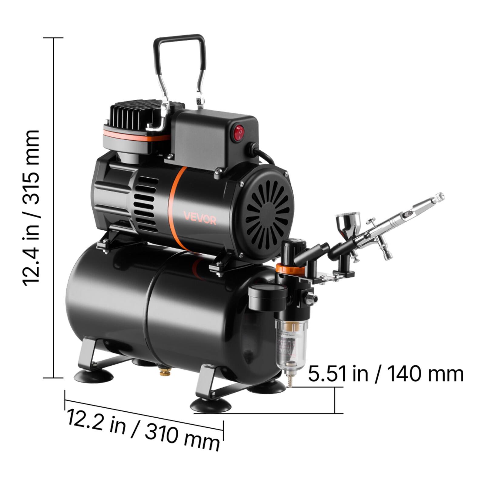 12.4 in / 315 mm  
5.51 in / 140 mm  
12.2 in / 310 mm