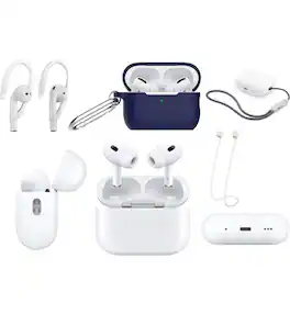 Apple - AirPods Pro (2nd generation) Blue Bundle - Multi