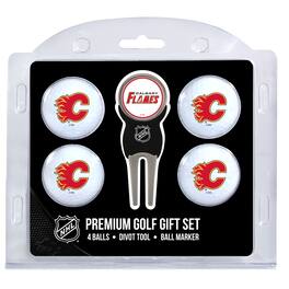 Team Golf - Calgary Flames 4-Ball Gift Set - Multicolor