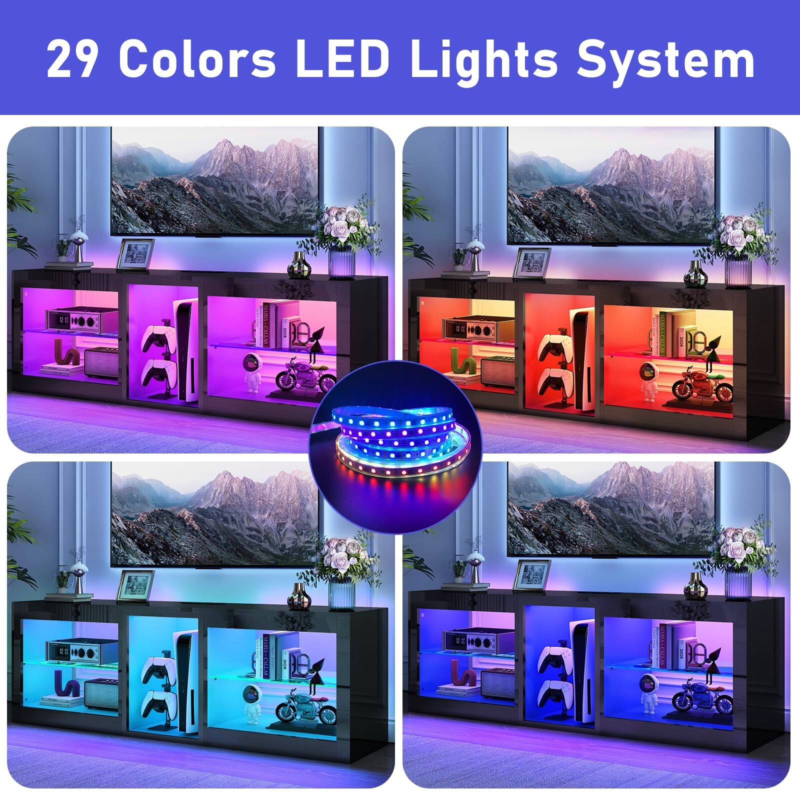 29 Colors LED Lights System