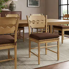 Jax Fabric Dining Chair Seat Cushion by Modway - Cocoa