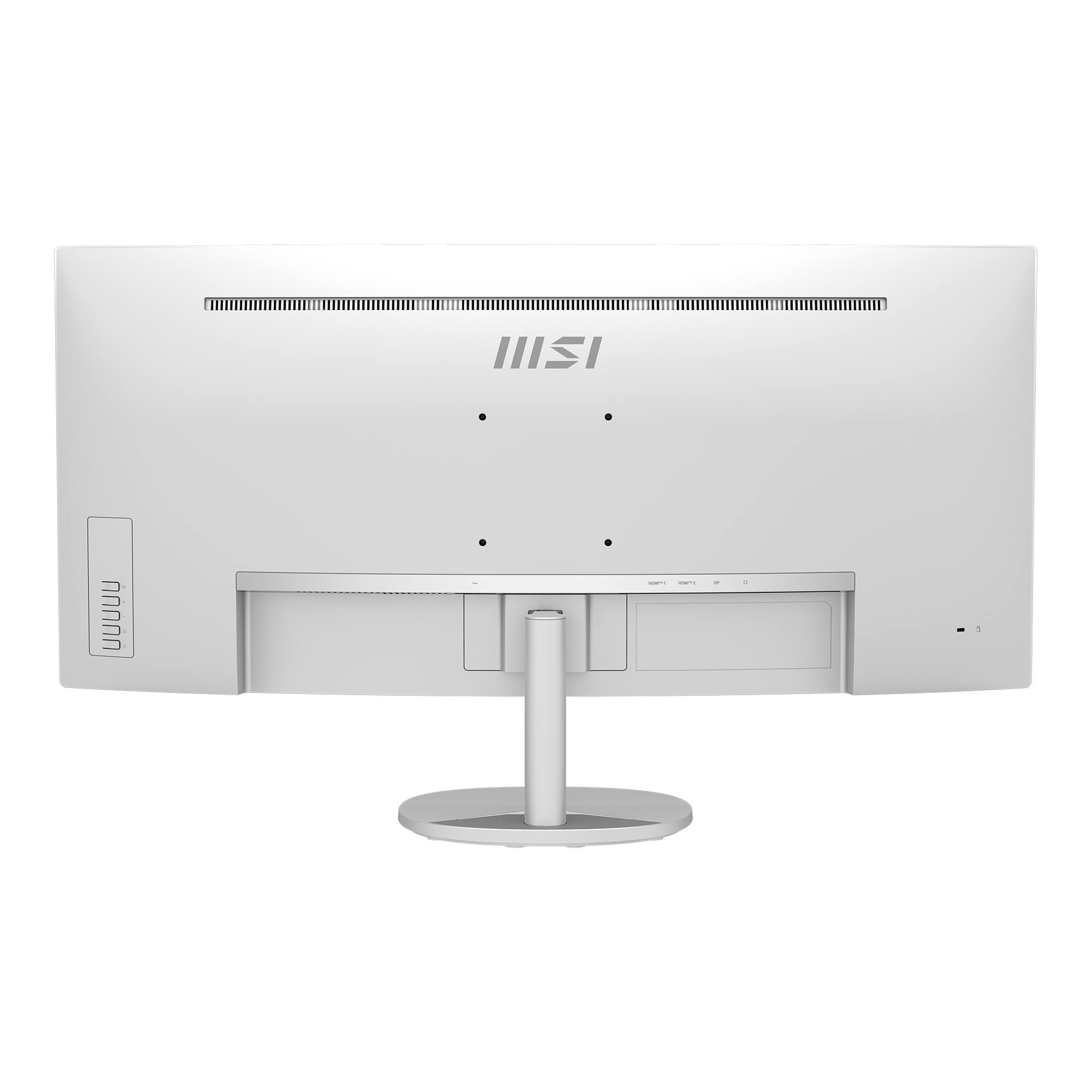 Alt View 8. MSI - PRO MP341CQW E12 34" Curved UWQHD 120Hz 1ms VA Business Monitor with Built-in Speakers( (DisplayPort, HDMI ) - White.