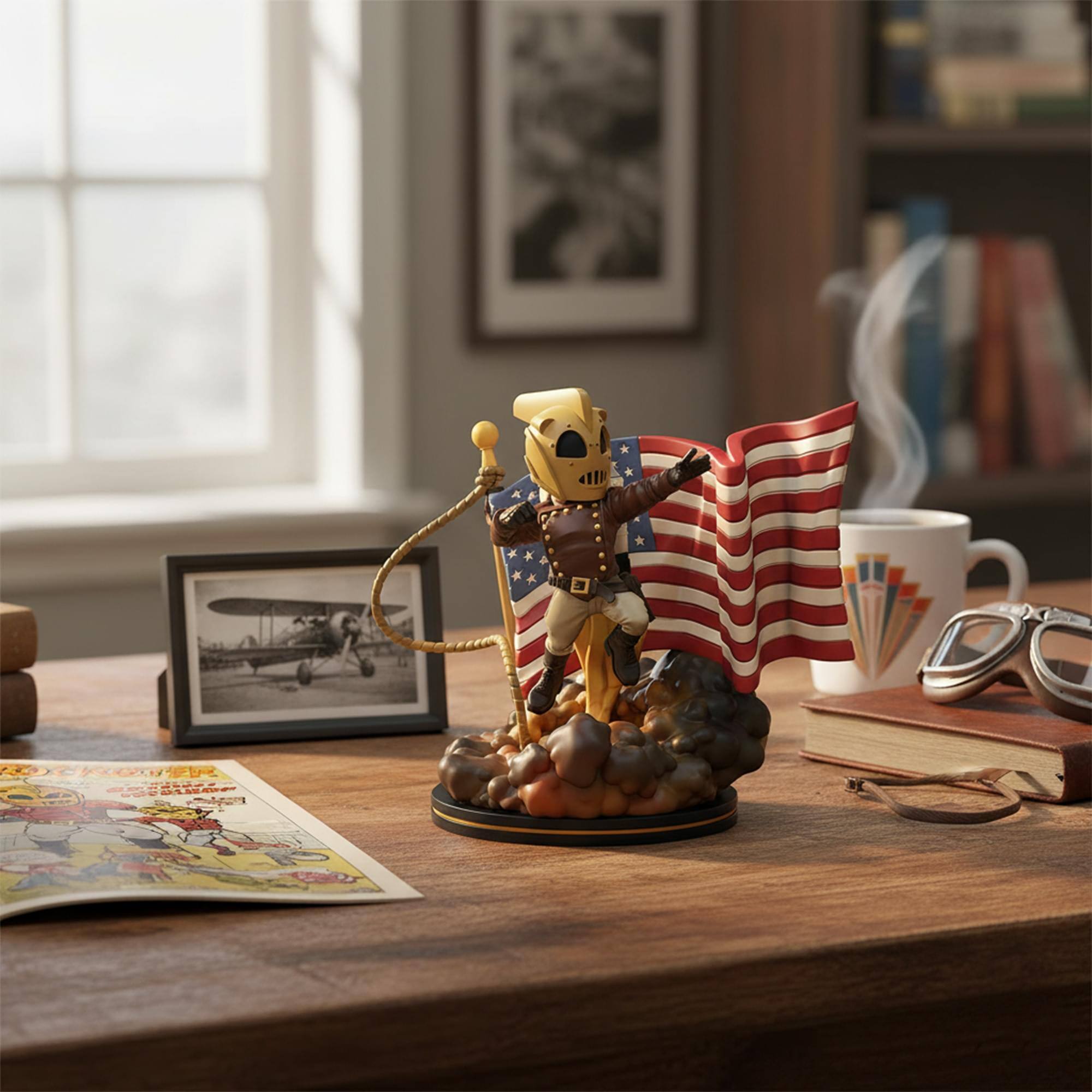 Alt View 5. Disney - Disney The Rocketeer 5-Inch Q-Fig Elite - Brown.