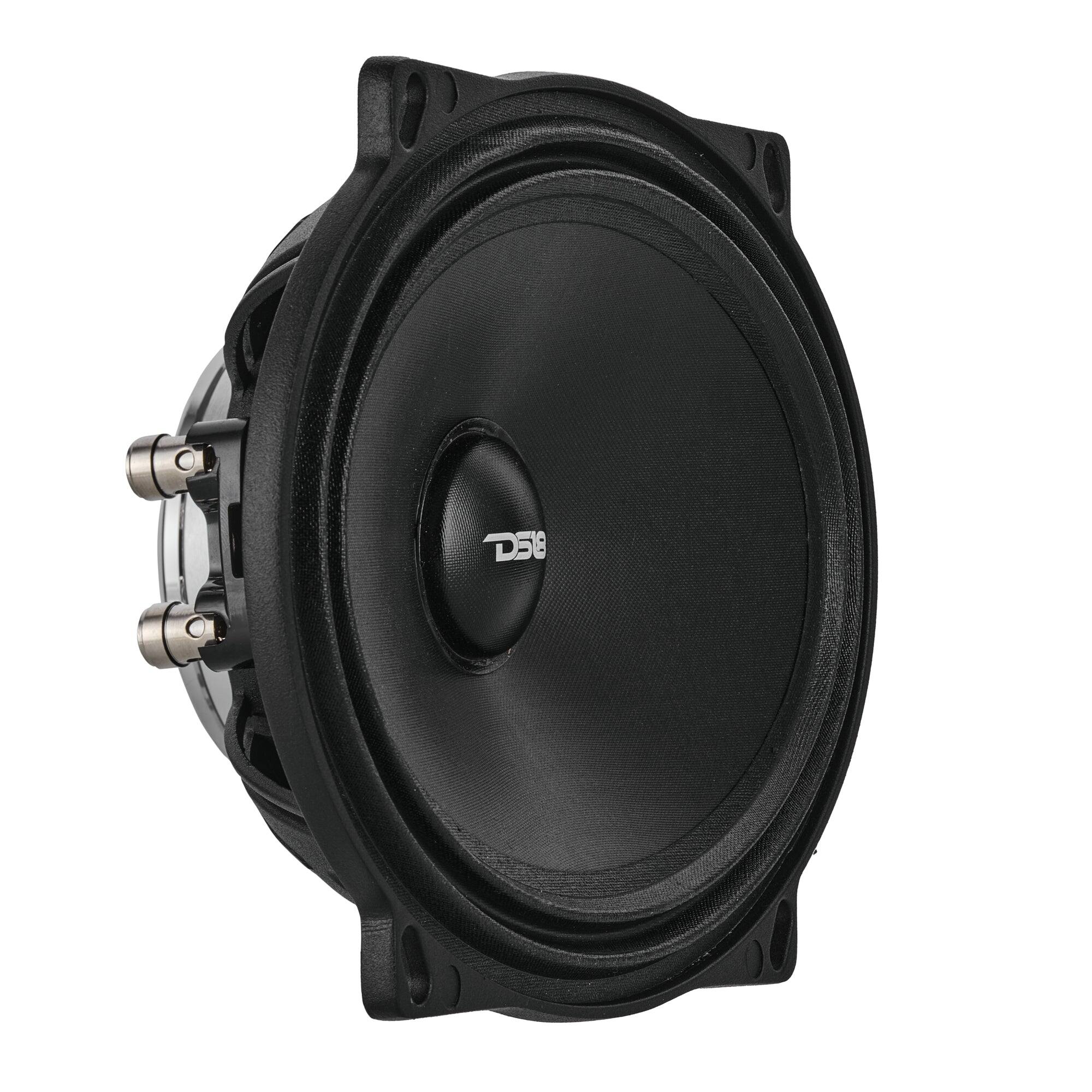 Angle. DS18 Audio - 5x7" Full-Range Speaker With Water Resistant Glass Fiber Cone and Neodymium Magnet | 150W RMS 4-Ohm - Black.