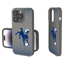 Keyscaper - Gridiron Classic Teams - Baltimore Colts Linen Logo iPhone Soft Touch Case - 15 - Gray