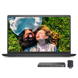 Dell - Inspiron 15.6" FHD Touchscreen Laptop,Intel i5-1334U,16GB RAM,512GB SSD+160GB Dock Set,Windows 11 - Black