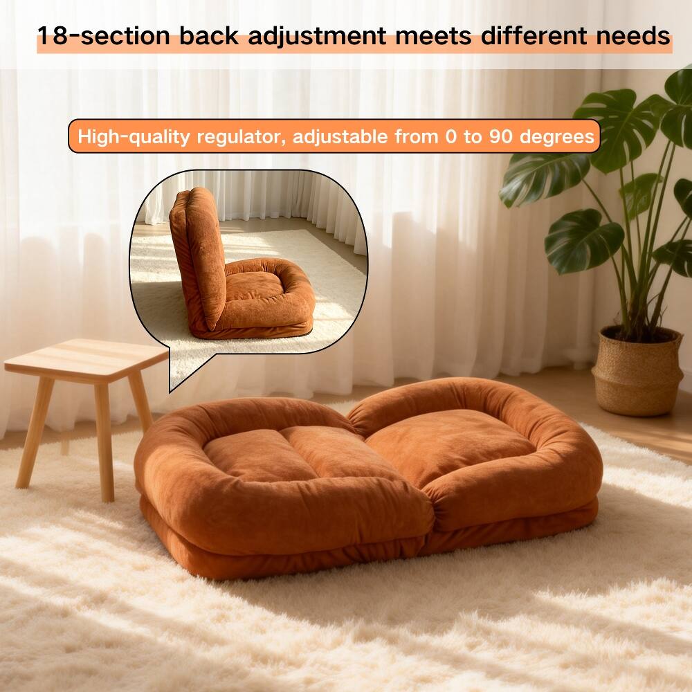 18-section back adjustment meets different needs  
High-quality regulator, adjustable from 0 to 90 degrees