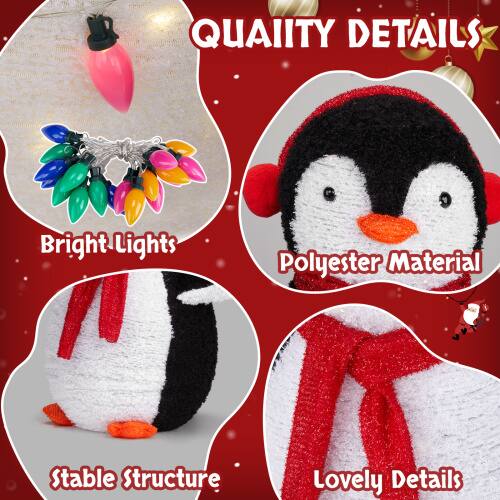 QUALITY DETAILS
Bright Lights
Polyester Material
Stable Structure
Lovely Details