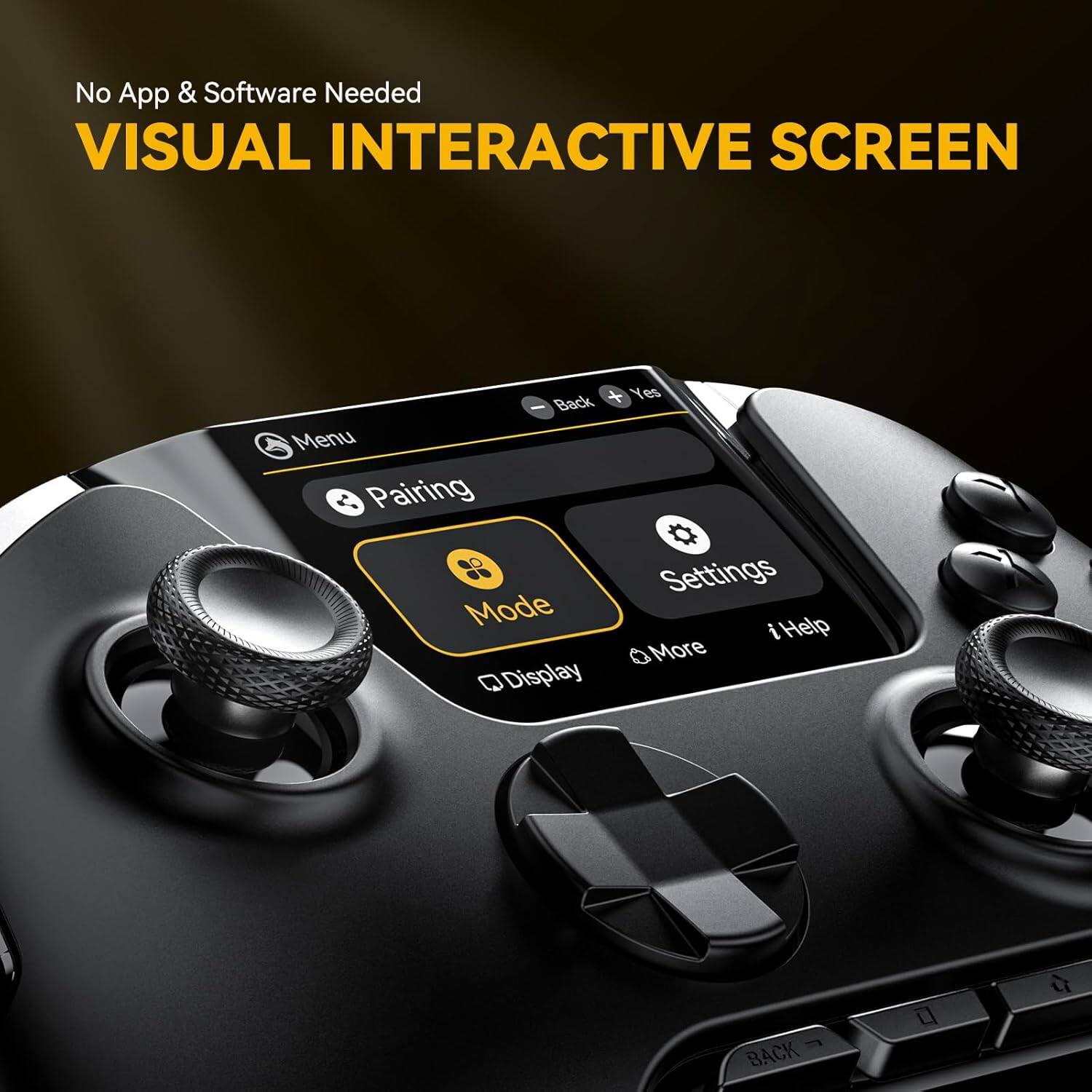 Manba One Wireless Gaming Controller with Interactive Screen for