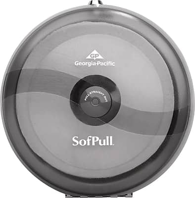 SofPull - Georgia-Pacific High-Capacity Center Pull Bathroom Dispenser - Translucent Smoke