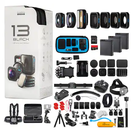 GoPro
13 BLACK
+ HB-Series Lens Collection
Ultra Wide
Anamorphic
ND3
ND15
ND32
ND4
64GB MicroSD
64GB MicroSD
Diginerds
Diginerds