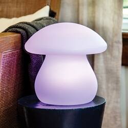 Left. BreeBe - Multi-Function LED Mushroom Lamp - White.