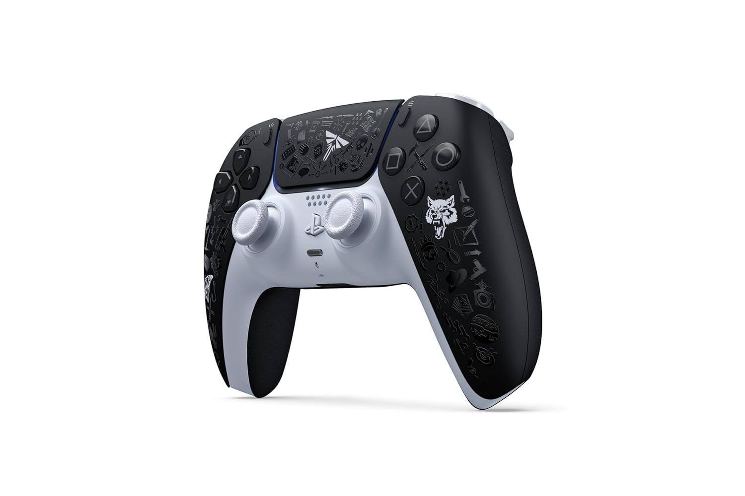 Alt View 2. Sony Interactive Entertainment - Sony DualSense Wireless Controller for PlayStation 5 — The Last of Us  (2-Pack) - Black and White.