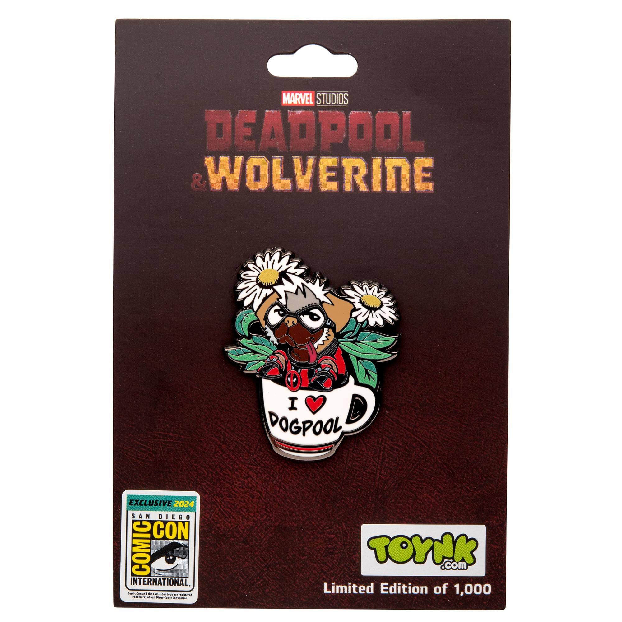 MARVEL STUDIOS DEADPOOL & WOLVERINE I DOGPOOL EXCLUSIVE 2024 SAN DIEGO COMIC INTERNATIONAL  
TOYNK.com  
Limited Edition of 1,000