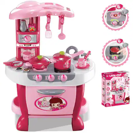 Little Chef Kitchen
3+
Kids Kitchen
31 pieces