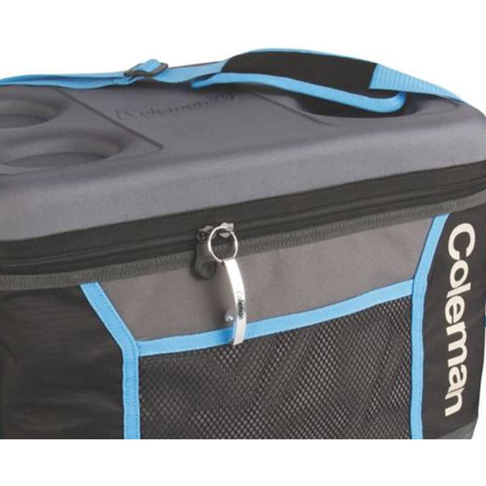 Alt View 4. Coleman - 45 Can Collapsible Sport Cooler ZIPPER - Black.
