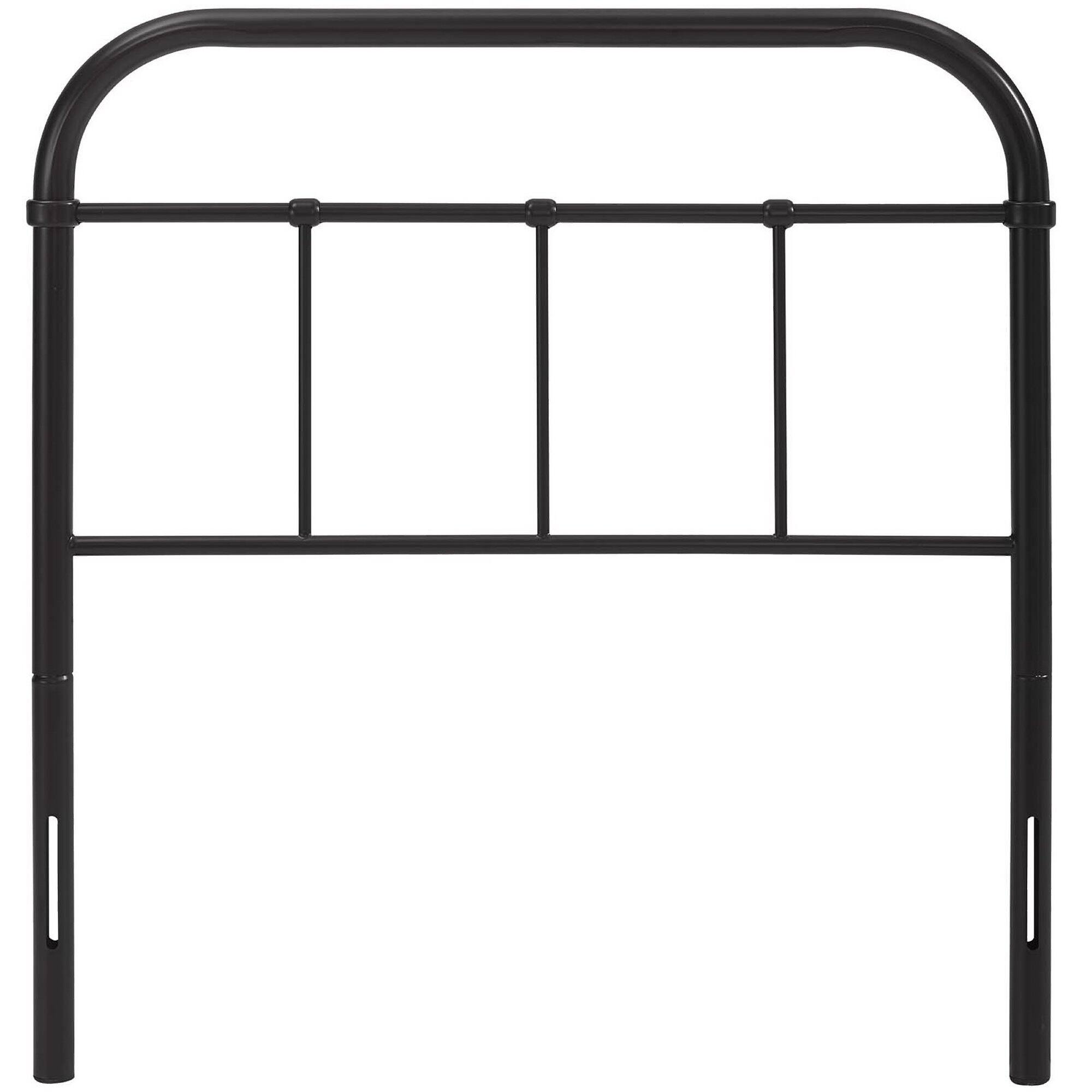 Alt View 1. Modway - Serena Twin Steel Headboard by Modway - Brown.