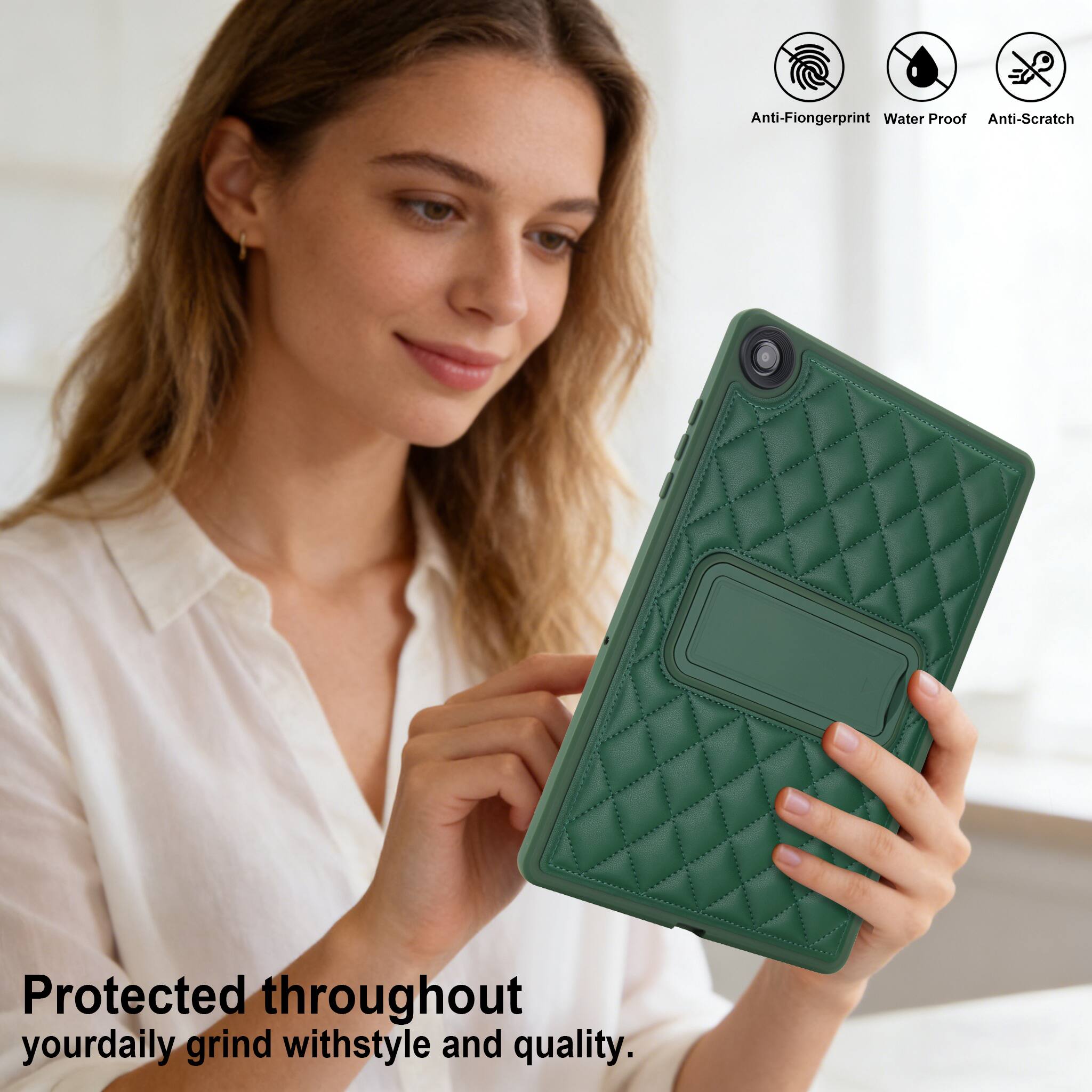 Anti-Fingerprint Water Proof Anti-Scratch Protected throughout your daily grind with style and quality.