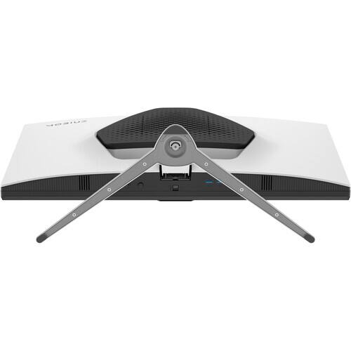 Alt View 5. BenQ - MOBIUZ EX271 27" FHD 180Hz Gaming Monitor 1ms 1000:1 FreeSync HDMI & DisplayPort Integrated USB Hub, KVM & Speakers - White.
