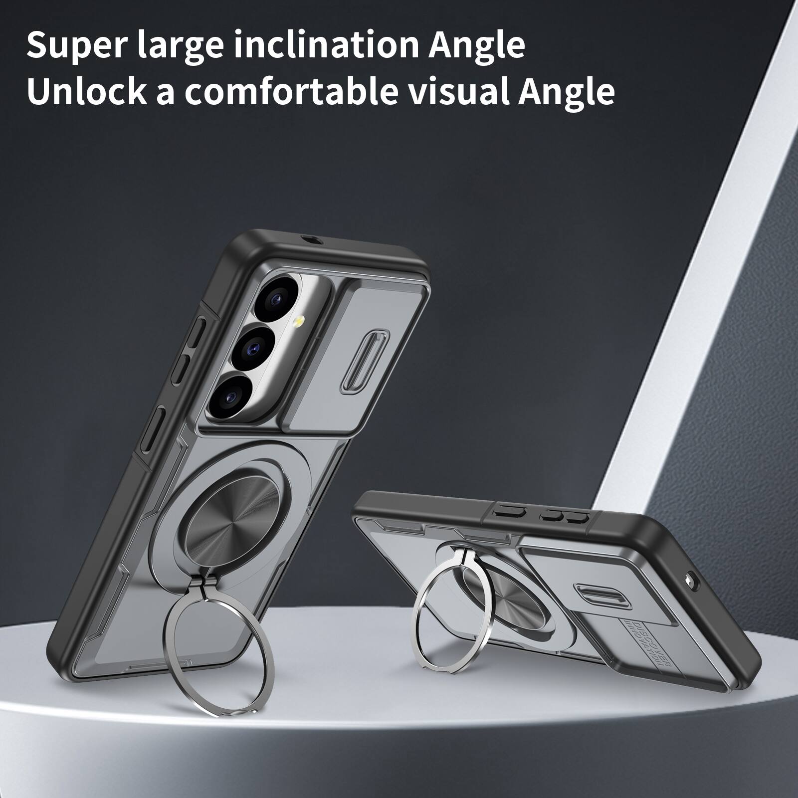 Super large inclination Angle  
Unlock a comfortable visual Angle