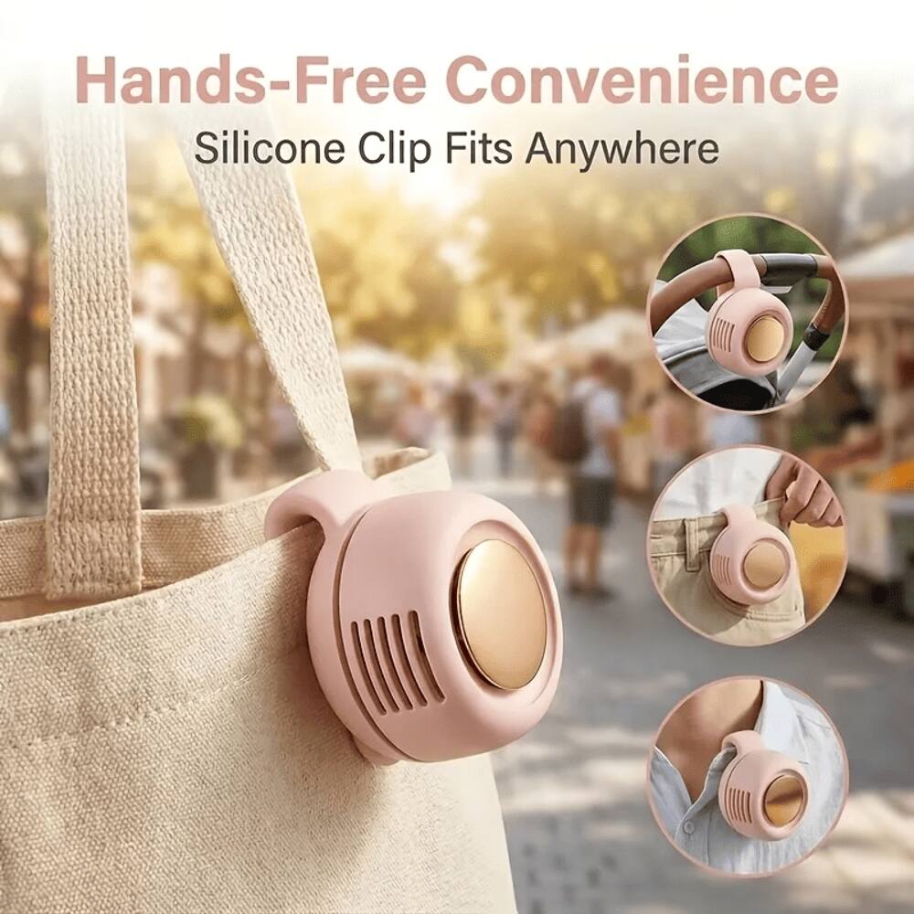 Hands-Free Convenience  
Silicone Clip Fits Anywhere