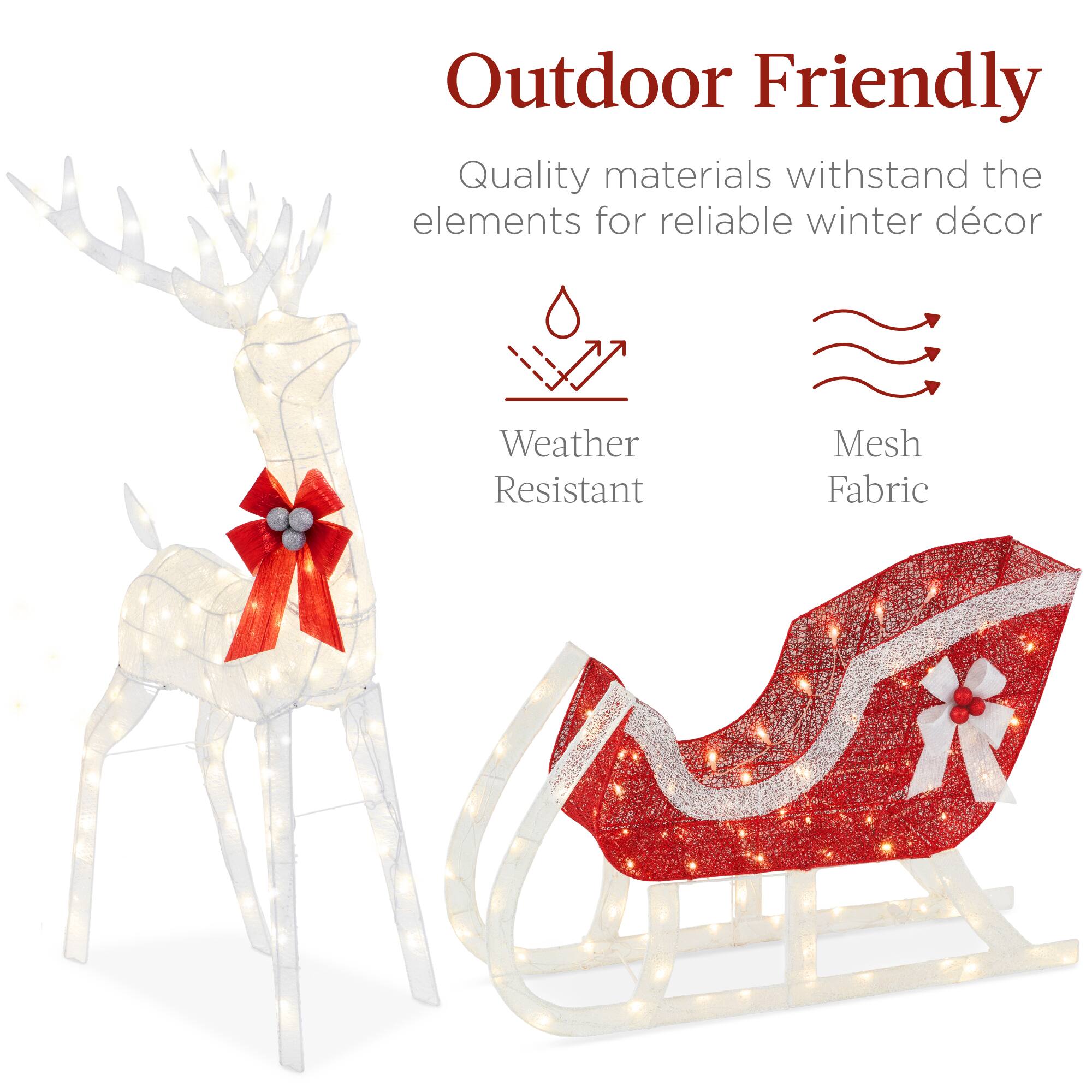 Outdoor Friendly

Quality materials withstand the elements for reliable winter décor

Weather Resistant

Mesh Fabric
